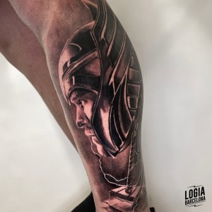 tatuaje_pierna_thor_logiabarcelona_javier_arcia    